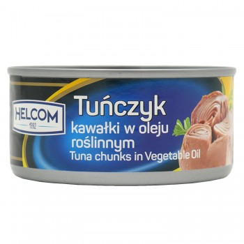 Tuńczyk kawałki w w oleju roślinnym HELCOM 170g